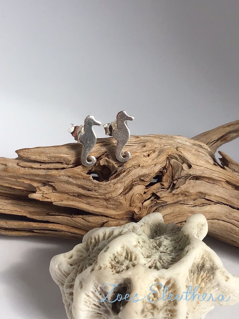 Earrings Silver Seahorse