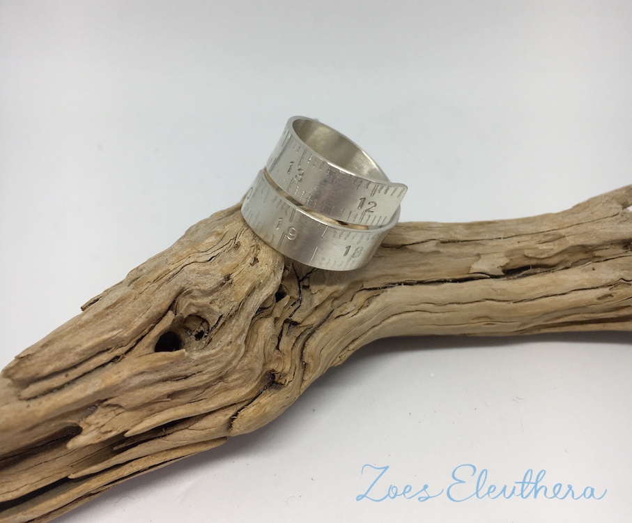 Ring Silver Tape Sewing Tape - *Zoes "RnR" Design - Ring no Ring*
